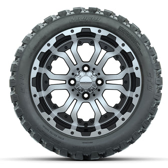 Set of (4) 14 in GTW Omega Wheels with 23x10-14 GTW Nomad All-Terrain Tires