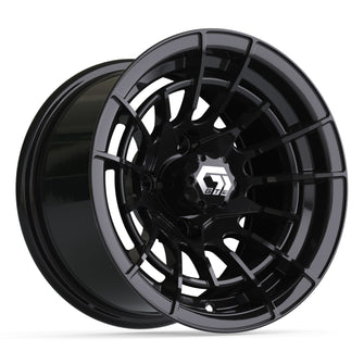 Rueda GTW Boost negra brillante de 12"