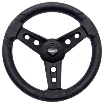 Limited Edition Collaboration Gussi Italia x MadJax Lugana Black Steering Wheel For Select EZGO Models