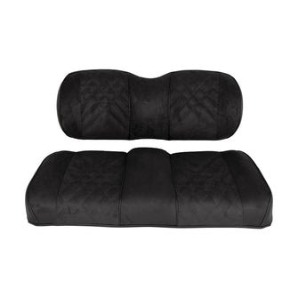 Premium RedDot Black Suede Front Seat Assemblies for EZGO TXT