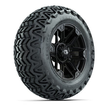 GTW Graffiti Gloss Black 14 in Wheels with 23x10-14 Predator All-Terrain Tires  Full Set