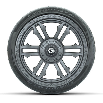 GTW Shogun Gunmetal 15 in Wheels with 23x10-R15 Nomad Steel Belted Radial All-Terrain Tires  Full Set