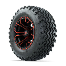 GTW Spyder Red/Black 12 in Wheels with 23x10.00-12 Rogue All Terrain Tires – Full Set