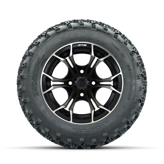 GTW Spyder Bronze/Matte Black 12 in Wheels with 22x11.00-12 Rogue All Terrain Tires – Full Set