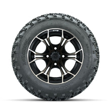 GTW Spyder Bronze/Matte Black 12 in Wheels with 22x11.00-12 Rogue All Terrain Tires  Full Set