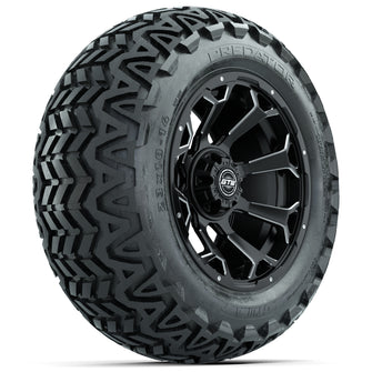 Set of (4) 14 in GTW Raven Wheels with 23x10-14 GTW Predator All-Terrain Tires