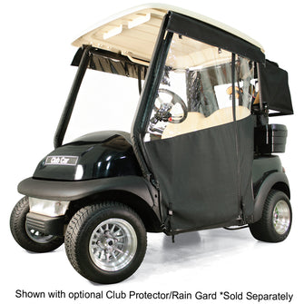 Club Car Precedent-Onward-Tempo - Red Dot Chameleon Black 2-Passenger Track Style Soft Enclosure