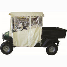 RedDot Club Car Carryall 500 Straight Back w/ Hooks White 3-Sided Track-Style Enclosure (Years 2014-Up)