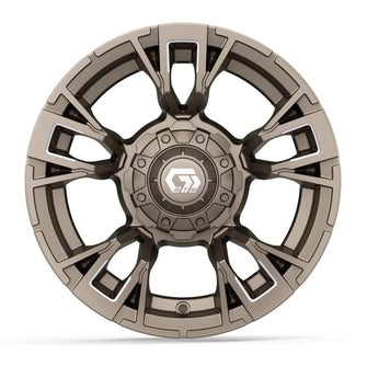 12″ GTW® Vandal Satin Bronze with Machined Accents Wheel