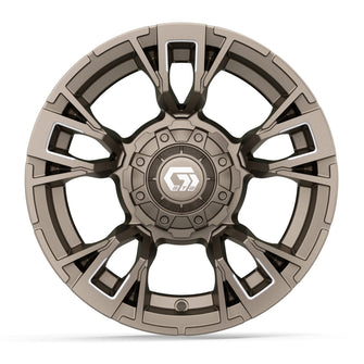 12" GTW Vandal Satin Bronze with Machined Accents Wheel