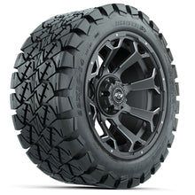 Set of (4) 14 in GTW Raven Wheels with 22x10-14 GTW Timberwolf All-Terrain Tires