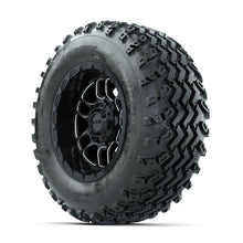 GTW Titan Machined/Black 12 in Wheels with 23x10.00-12 Rogue All Terrain Tires – Full Set