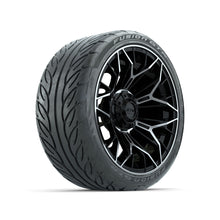 Set of (4) 15 in GTW Stellar Machined & Black Wheels with 215/40-R15 Fusion GTR Street Tire