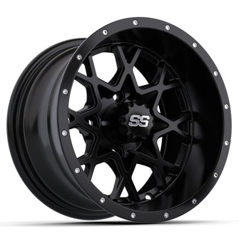 GTW Vortex Matte Black Wheel - 12 Inch