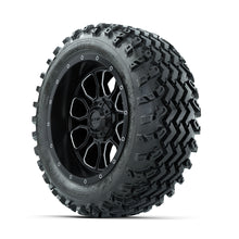 GTW Volt Machined/Black 14 in Wheels with 23x10.00-14 Rogue All Terrain Tires  Full Set