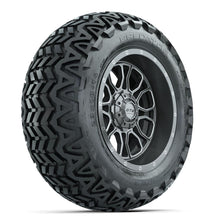 GTW Volt Gunmetal/Machined 14 in Wheels with 23x10-14 Predator All-Terrain Tires – Full Set