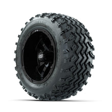 GTW Storm Trooper Black 10 in Wheels with 18x9.50-10 Rogue All Terrain Tires  Full Set