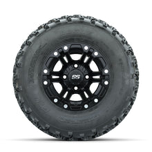 GTW Specter Matte Black 10 in Wheels with 22x11.00-10 Rogue All Terrain Tires  Full Set