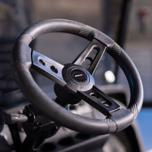 Limited Edition Collaboration Gussi Italia x MadJax Lugana Black Steering Wheel For Select EZGO Models