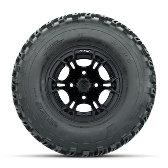 GTW Spyder Matte Black 10 in Wheels with 22x11-10 Duro Desert All Terrain Tires  Full Set