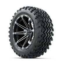 GTW Element Machined/Black 14 in Wheels with 23x10.00-14 Rogue All Terrain Tires  Full Set