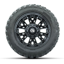 Set of (4) 12 in GTW® Stellar Black Wheels with 22x11-R12 Nomad All-Terrain Tires