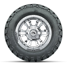 GTW Shogun Chrome 12 in Wheels with 22x10-12 Timberwolf All-Terrain Tires  Full Set