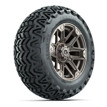 GTW® Graffiti Satin Bronze 14 in Wheels with 23x10-14 Predator All-Terrain Tires – Full Set