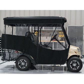 2017-Up EZGO Freedom TXT-T48 - Red Dot Chameleon Black 4-Passenger Track Style Soft Enclosure