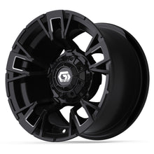 12" GTW Vandal Matte Black with Machined Accents Wheel