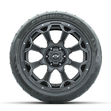 GTW Raven Off-Road Matte Grey 14 in Wheels with 225/40-R14 Fusion GTR Street Tires  Full Set