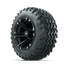 GTW Specter Matte Black 12 in Wheels with 22x11.00-12 Rogue All Terrain Tires – Full Set