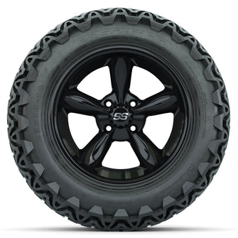 Set of (4) 14 in GTW Godfather Wheels with 23x10-14 GTW Predator All-Terrain Tires