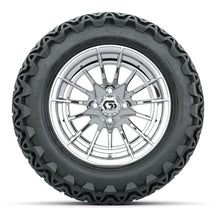 GTW® Boost Chrome 14 in Wheels with 23x10-14 Predator All-Terrain Tires – Full Set