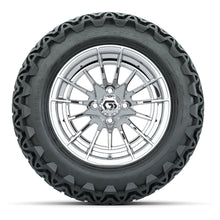 GTW Boost Chrome 14 in Wheels with 23x10-14 Predator All-Terrain Tires  Full Set