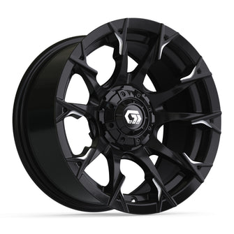 14" GTW Diablo Gloss Black with Machined Accents Wheel