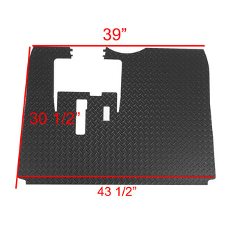 GTW Yamaha G29/Drive Replacement Diamond Plated Floormat (Fits 2007-2016)