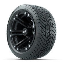 GTW Specter Matte Black 12 in Wheels with 215/35-12 Mamba Street Tires  Full Set