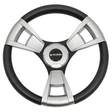 Gussi Italia Model 13 Black/Brushed Steering Wheel For All Club Car DS Models