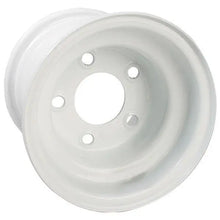 8" GTW White Steel Wheel (Centered - 5 Hole) GTW 