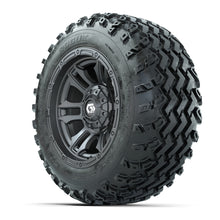 GTW Shogun Gunmetal 12 in Wheels with 22x11.00-12 Rogue All-Terrain Tires  Full Set