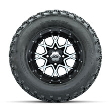 GTW Vortex Machined/Matte Black 12 in Wheels with 23x10.00-12 Rogue All Terrain Tires  Full Set