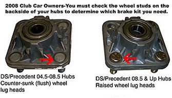 2008.5-Up Club Car Precedent - Jakes Disc Brake Kit with Spindle Lift