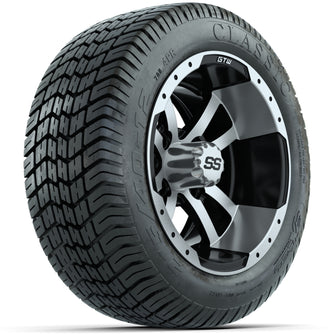 Set of (4) 12 in GTW Storm Trooper Wheels with 215/40-12 Excel Classic Street Tires PN# A19-642