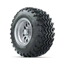 GTW Medusa Machined/Silver 10 in Wheels with 20x10.00-10 Rogue All Terrain Tires  Full Set