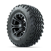 GTW Spyder Machined/Grey 12 in Wheels with 23x10.00-12 Rogue All Terrain Tires – Full Set