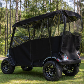 RedDot EZGO Liberty 4-Passenger AllGuard Black 3-Sided Over-the-Top Enclosure