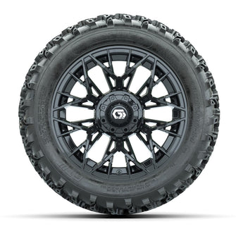 GTW Stellar Black 14 in Wheels with 23x10.00-14 Rogue All Terrain Tires – Full Set