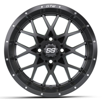 GTW Vortex Matte Black Wheel - 14 Inch