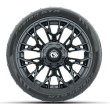 Set of (4) 14 in GTW® Stellar Black Wheels with 205/40-R14 Fusion GTR Street Tires